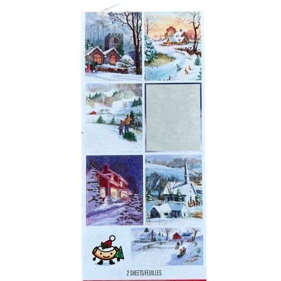 Vintage Christmas Sticker Bundle Stickopotamus Hallmark Stickeroni Mrs Grossmans - Picture 7 of 16